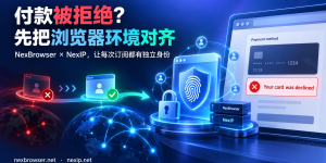 Claude还有ChatGPT付款被拒绝，基本就是这几个问题，NexBrowser 指纹浏览器给你解决方案